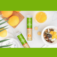 Comprimés effervescents de vitamines B-complexes et C pour adultes, fabrication OEM – Nutrition sportive faible en glucides pour la gestion de l'énergie