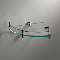 Étagères en verre trempé de 6 mm, 8 mm et 10 mm pour chambre à coucher, cuisine et extérieur - Étagère d'angle en verre, étagère en verre pour salle de bain