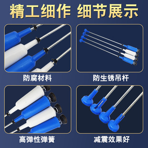 Amortiguadores de vibración Distant Peaks para lavadora, 59 cm, azul y blanco, accesorios de equilibrio para lavadora - Product Image 3