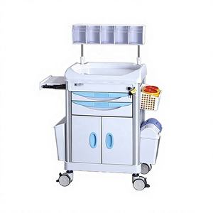 Carrito Médico de Material ABS con Garantía de por Vida, Servicio de Entrenamiento en Sitio, Carrito Multifuncional para Enfermería en Hospitales y Clínicas - Product Image 2