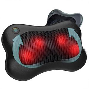 Masseur Shiatsu Zyllion pour le dos, le cou, les jambes et tout le corps, chaleur, pétrissage 3D, massage des tissus profonds, soulagement des douleurs musculaires, noir - Product Image 3