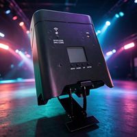 Lumière LED intelligente avec télécommande sans fil, application WiFi, 6x18W RGBAW+UV, éclairage de scène pour mariage et fête, éclairage à batterie