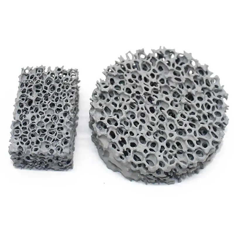Silicon carbide foam ceramic filter