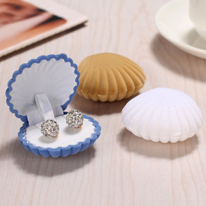 Foam Insert <strong>Sea</strong> <strong>Shell</strong> Velvet Pink Gift <strong>Box</strong> Jewelry Ring Display Earring Necklace Velvet <strong>Shell</strong> <strong>Shape</strong> Jewelry <strong>Box</strong> - Product Image 3
