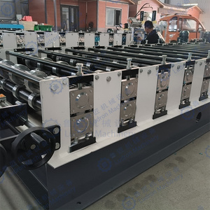 เครื่องขึ้นรูปแผงประตูเหล็กอัตโนมัติ เครื่องขึ้นรูปแผงประตูเหล็กสำหรับอุตสาหกรรม เครื่องรีดขึ้นรูปแผงประตูเหล็ก - Product Image 6