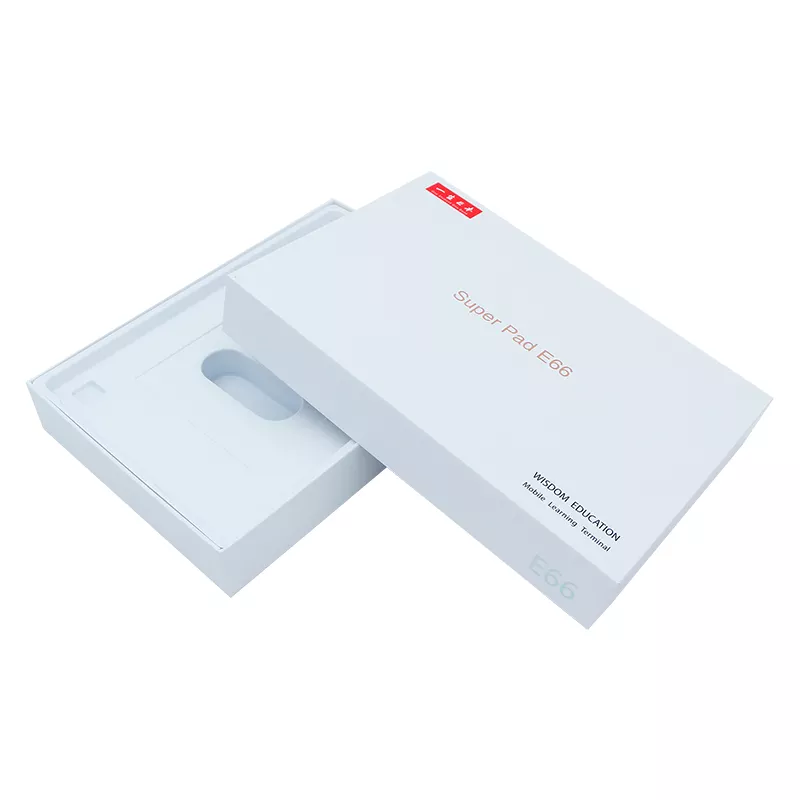 Coperchio della scatola di imballaggio in carta di cartone per iPad di seconda mano personalizzato e confezione della scatola di base con confezione regalo di spedizione stampata in oro