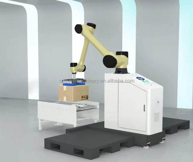 Intelligent 6-Axis Arm Robot for Palletizing Carton Factory Direct Collaborative Motors Gearboxes PLC Bearings