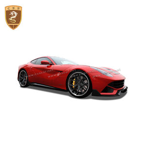 Extensions de jupes latérales en fibre de carbone sèche style DMC pour <span class=keywords><strong>Ferrari</strong></span> F12 Berlinetta - Product Image 3