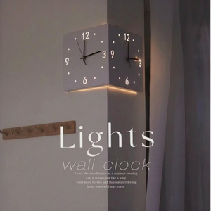 Modern Ins Style Single Face Quartz Digital <b>Wall</b> <b>Clock</b> Practical <b>Living</b> <b>Room</b> Corner Design Silent Luminova Iron Still Life No - Product Image 3