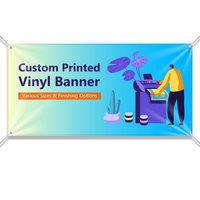 Bannière en vinyle Frontlit de 13oz personnalisée en gros Bannière de bâche de promotion de publicité extérieure