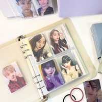 Signet personnalisé Kpop livre de collection 4cut archiver Mini Kpop livre de collection Albums classeur creux Transparent porte-cartes photo