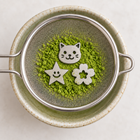 Perles de tamisage de matcha personnalisées de qualité supérieure avec ensemble de tamis en acier inoxydable, accessoires de matcha en gros