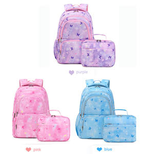 Conjunto de Mochila Escolar Popular Personalizada para Niños, Conjunto de Bolsa de Almuerzo 3 en 1, Conjunto de Bolsa Casual para Niños, Mochila Escolar para Niñas, Mochila para Estudiantes - Product Image 2
