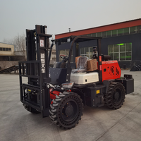 Nouveau moteur diesel de chariot élévateur tout-terrain 3.5T HLMG personnalisé certifié ISO CE siège de ferme de construction transpalette équipement de manutention