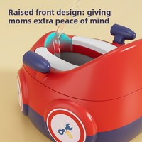 Pot en plastique multifonctionnel de grande taille pour garçons filles motif de dessin animé toilette d'entraînement pour tout-petits urinoir à usage domestique pour enfants