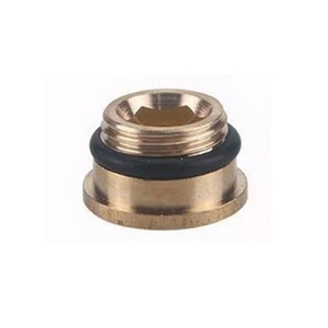 Adaptador de grifo de latón macizo con rosca macho de 18 mm, accesorios para grifos de baño, adaptador desviador, tuerca excéntrica y manguito - Product Image 1
