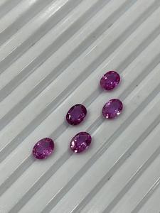 Calidad Superfina, zafiro Rosa natural, corte ovalado, zafiro Rosa suelto, piedras preciosas, producto a granel - Product Image 3