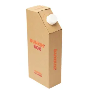 Wholesale Restaurant Coffee Cup Holder Carrier Beverages Take Out Container Carton Box Paper Tea Box Carrier