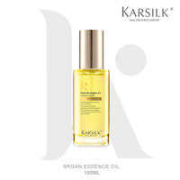 Protecteur de chaleur Marque privée Croissance des cheveux Huile d'argan Sérum Série Maroc Vente en gros Huile de traitement capillaire nature