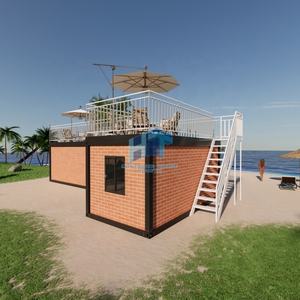 Tienda Prefabricada Multifuncional en Contenedor, Color Personalizado, Diseño Moderno, Transpirable, Ensamblaje Rápido, Hecha con Panel Sándwich - Product Image 2