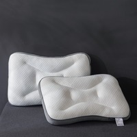 Oreiller de protection cervicale tricoté, oreiller de luxe pour hôtel 5 étoiles, idéal pour dortoir et usage domestique