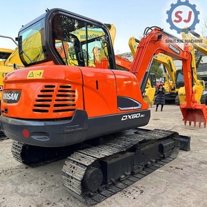 Mini-excavatrice sur chenilles d'occasion DOOSAN Corée, modèles DX60, DH60, DH80, DH140, DH220, DH225 - Product Image 2