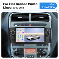 Autoradio MEKEDE avec plusieurs systèmes d'interface utilisateur intégrés, multimédia, Car-play Auto pour Fiat Grande Punto Linea 7 pouces 2007-2012