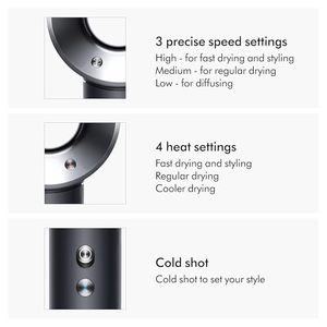 ไดร์เป่าผมระดับมืออาชีพ ไอออนิก สำหรับร้านเสริมสวย มอเตอร์ดีซีความเร็วสูง >110,000 รอบต่อนาที จัดแต่งทรงผมได้อย่างรวดเร็ว สำหรับใช้ในโรงแรมและครัวเรือน รุ่น HD08 - Product Image 4