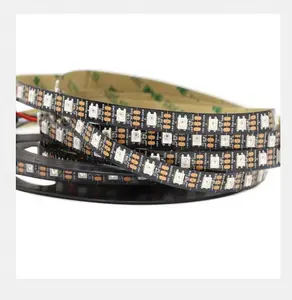 Magic Pxiel SMD5050 DC 5V 2812 IC, Strip Led Fleksibel Individu Rgb 60Led/M Dapat Disesuaikan