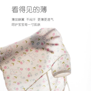 Combinaison d'été pour bébé, manches courtes, en gaze de coton fine, unisexe, pour nouveau-né, pour l'extérieur - Product Image 2