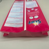 Sacs d'emballage personnalisés pour lessive en dosettes et poudre de savon, sacs refermables à fermeture éclair pour produits chimiques quotidiens, en plastique PET/PE