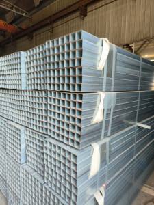 Tubes en <span class=keywords><strong>acier</strong></span> galvanisé carrés en <span class=keywords><strong>acier</strong></span> à section creuse, tubes soudés, tubes en <span class=keywords><strong>acier</strong></span> galvanisé pour structure d'abri - Product Image 5