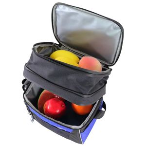 Sac isotherme souple pliable grand format en aluminium double couche, étanche, personnalisé, OEM, fabriqué en usine (ODM) - Product Image 1