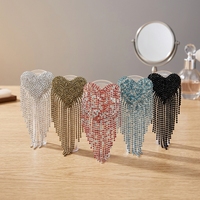 Support de téléphone magnétique en forme de cœur avec pompon, réglable en hauteur, en métal, compatible bureau et lit, télescopique, personnalisé, style européen et américain