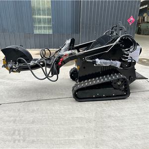 Alat pertanian taman, penggiling tunggul untuk Mini Skid Steer pemuat selip <span class=keywords><strong>16</strong></span> pompa hidrolik pemuat depan 610 Mm - Product Image 3