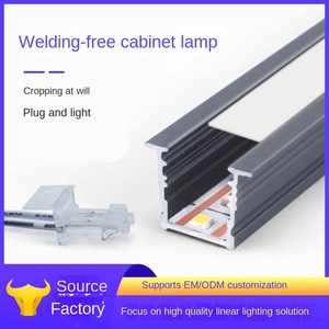 Indoor Outdoor Business Office 6000 Series Aluminum T-Profile Anodized Surface LED Strip <b>Light</b> - Product Image 3