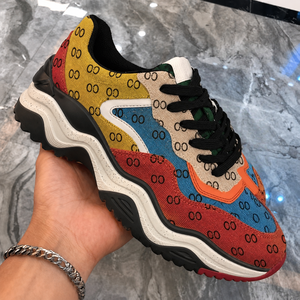 Chaussures de luxe pour hommes de créateur, chaussures décontractées d'extérieur tendance pour jeunes hommes et femmes, style sportif robuste pour la course et la marche, qualité supérieure - Product Image 1