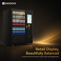 BANDENG 6610Pro 22T Gabinete expendedero de color personalizado para planes de adquisición de máquinas minoristas con compatibilidad de carga por resorte y riel