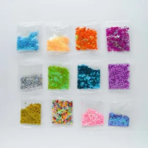 Confezione da 5 strisce glitterate, colori assortiti, 12 buste per lavori manuali - Product Image 3