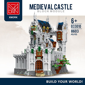 LuHu Mork 033010 château médiéval haute difficulté bloc de <span class=keywords><strong>construction</strong></span> assemblage modèle vacances cadeau MOC - Product Image 2