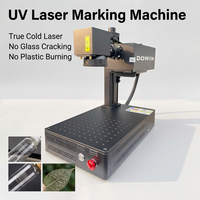 Máquina de Marcado Láser UV de Bajo Costo, Venta Directa de Fábrica, 3w 5w 10w para Vidrio, Cristal, Metal, Plástico, Piedra