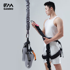 SANMO CE HOT <span class=keywords><strong>SALE</strong></span>フィットネスバンジーコード用の調整可能なトランポリンジャンプハーネスコード機器空中ヨガバンジージャンプフィットネス - Product Image 5
