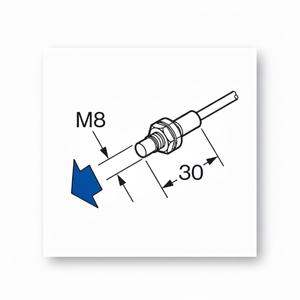 Pour le capteur de proximité inductif cylindrique GX-8MLU PANASONIC - Product Image 1