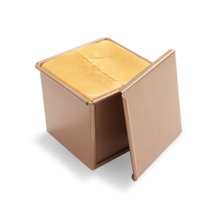 مربع مربع خبز التوست قوالب مخبوزة لصنع الخبز مع غطاء - Product Image 1