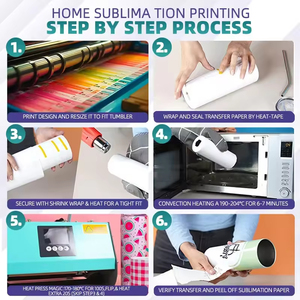 Vente en gros 20 <span class=keywords><strong>Oz</strong></span> double paroi en acier inoxydable transfert thermique gobelets de sublimation avec logo - Product Image 6