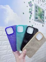 2024 nouvelle coque de téléphone de luxe pour iPhone 15 16 14 13 12 11 Pro Max Plus avec coque en papier scintillant