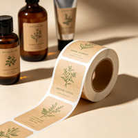 Étiquettes personnalisées imprimées pour bouteilles de cosmétiques de soins personnels, autocollants personnalisés adhésifs