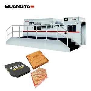 LK106MF Automático vinco flatbed Die Cutting Fazendo Caixa Carton Card Labels Paper Bag Machine com Stripping Machine