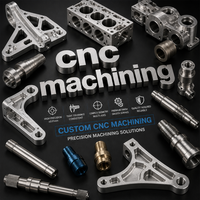 Service de fabrication sur mesure par usinage CNC, service d'usinage de pièces métalliques sur mesure, service d'usinage CNC en acier inoxydable et en aluminium
