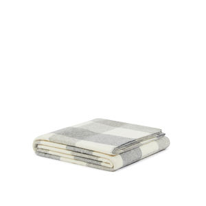 LANEROSSI - MANTA DE HOMBRE CON ESTAMPADO DE CUADROS 210X250CM GRIS - Product Image 1